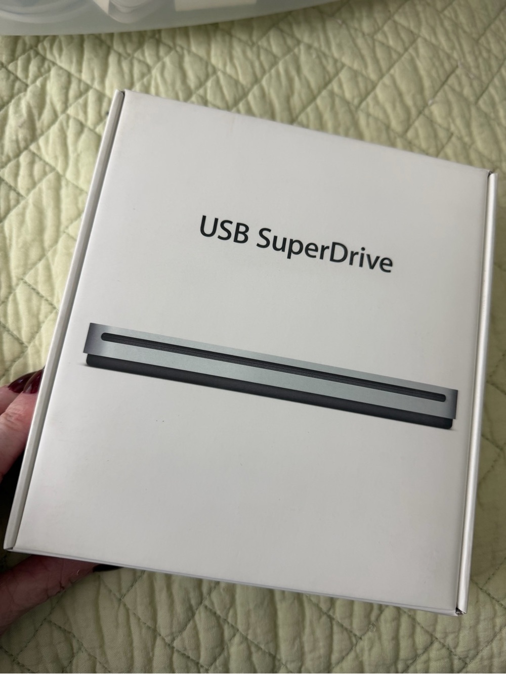 Apple USB SuperDrive External Slim Optical Drive - Silver